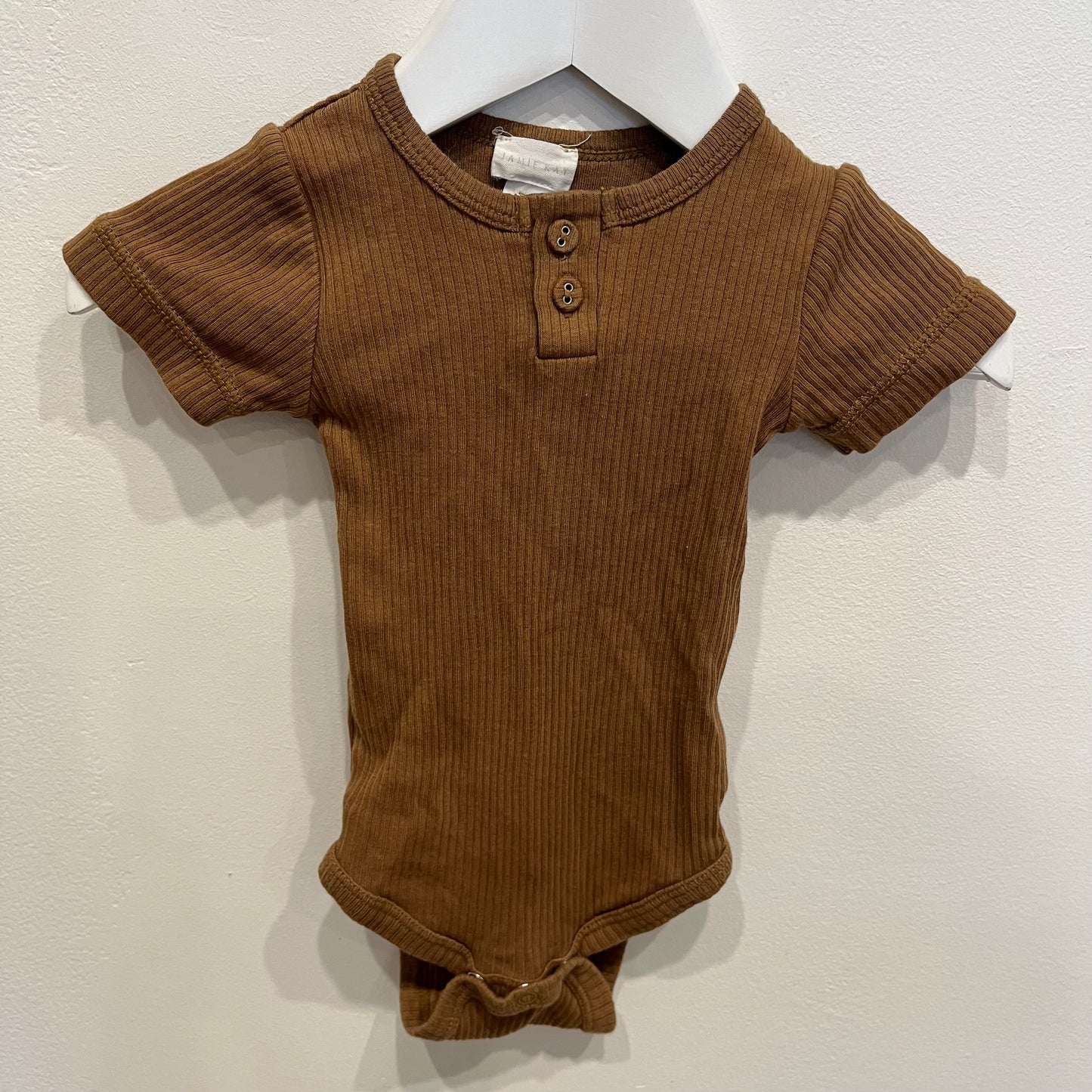 Jamie Kay brown romper, size 3-6m