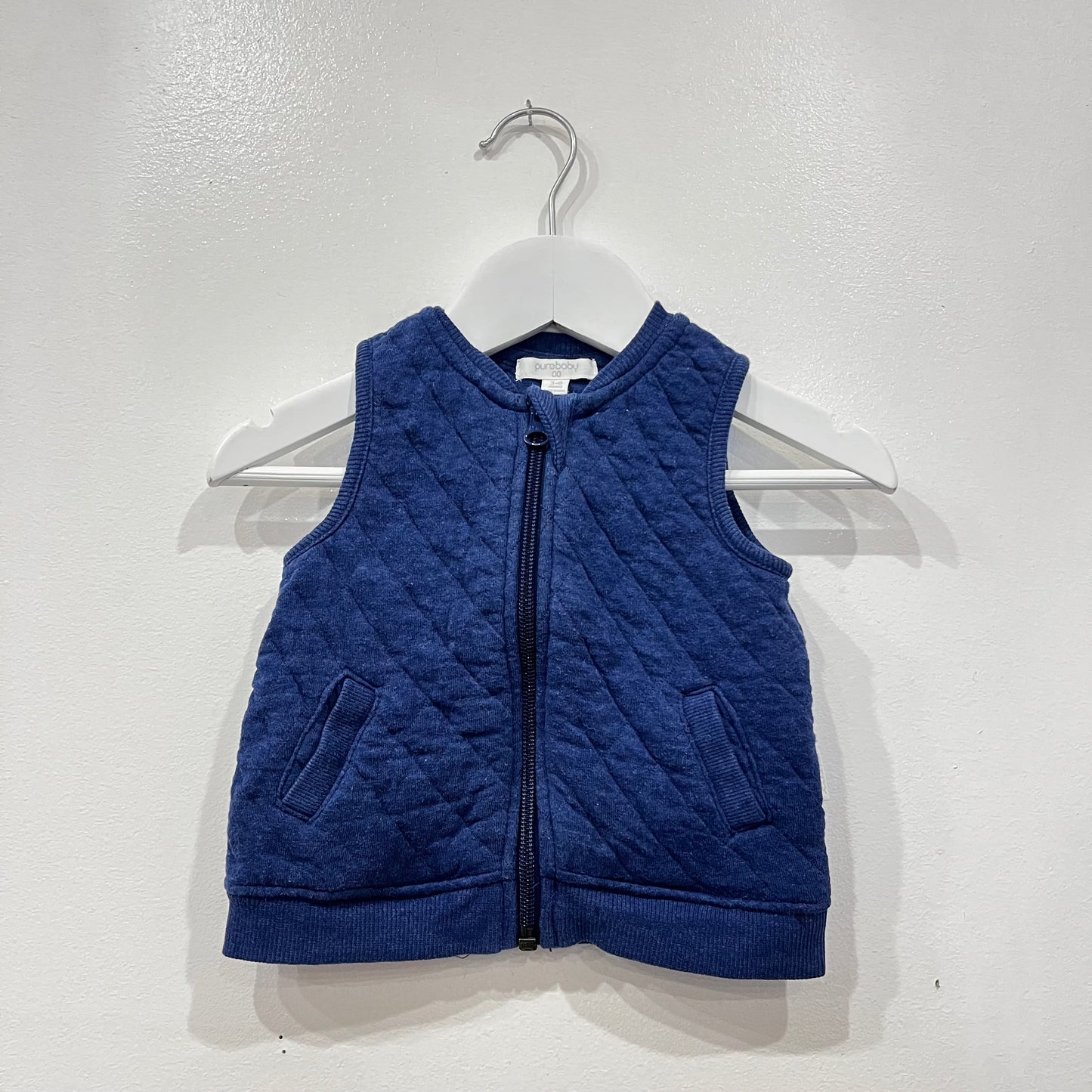 PUREBABY Quilted Vest 3-6m