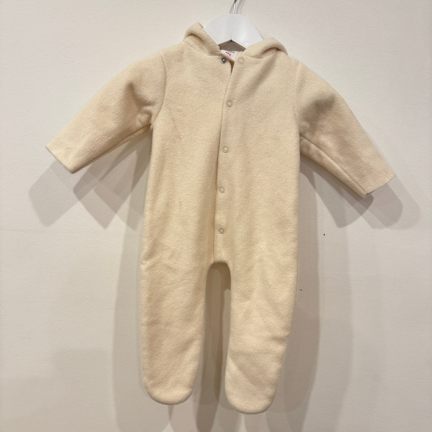 SEED Cream fleece onesie, 3-6m