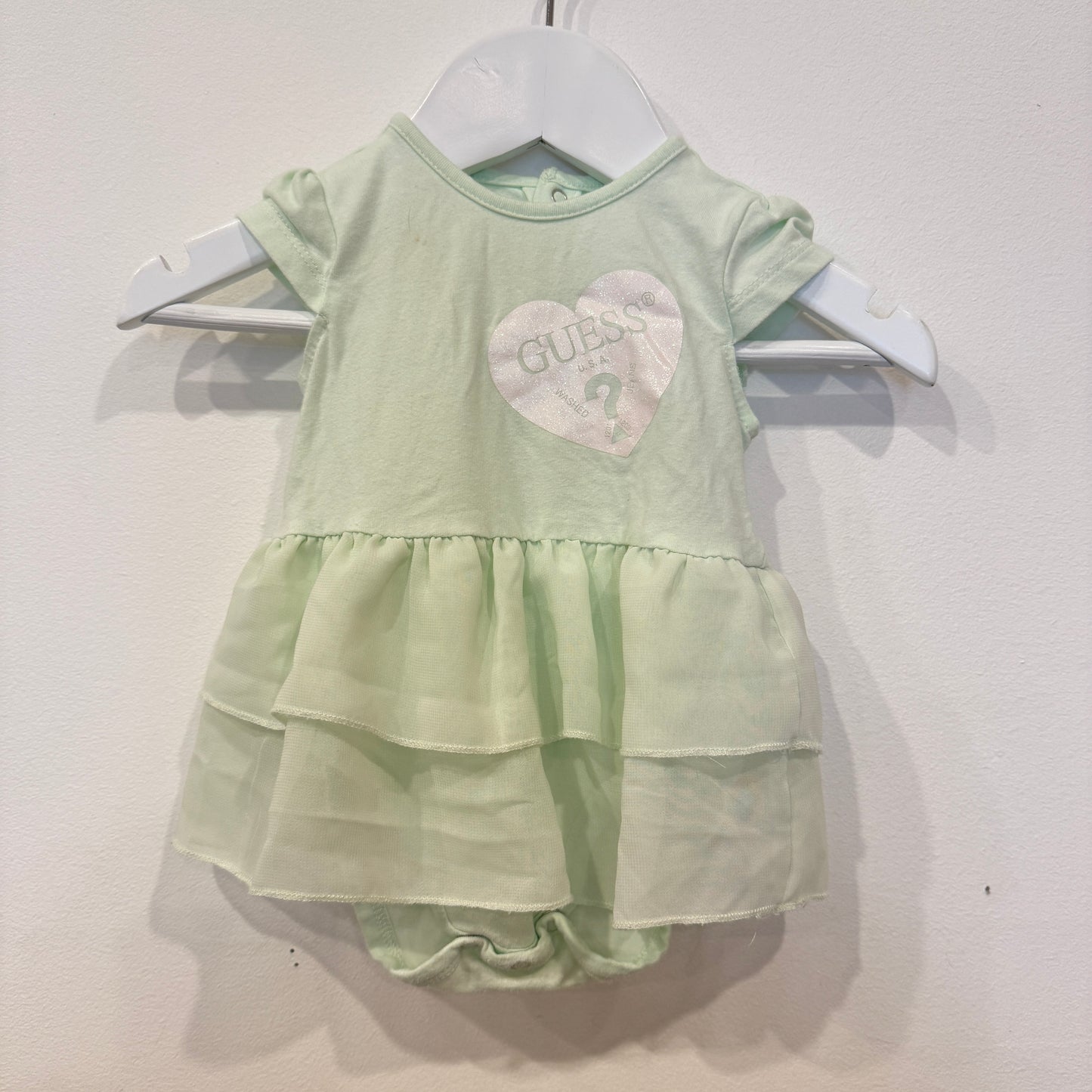 GUESS Green Dress, 3-6m