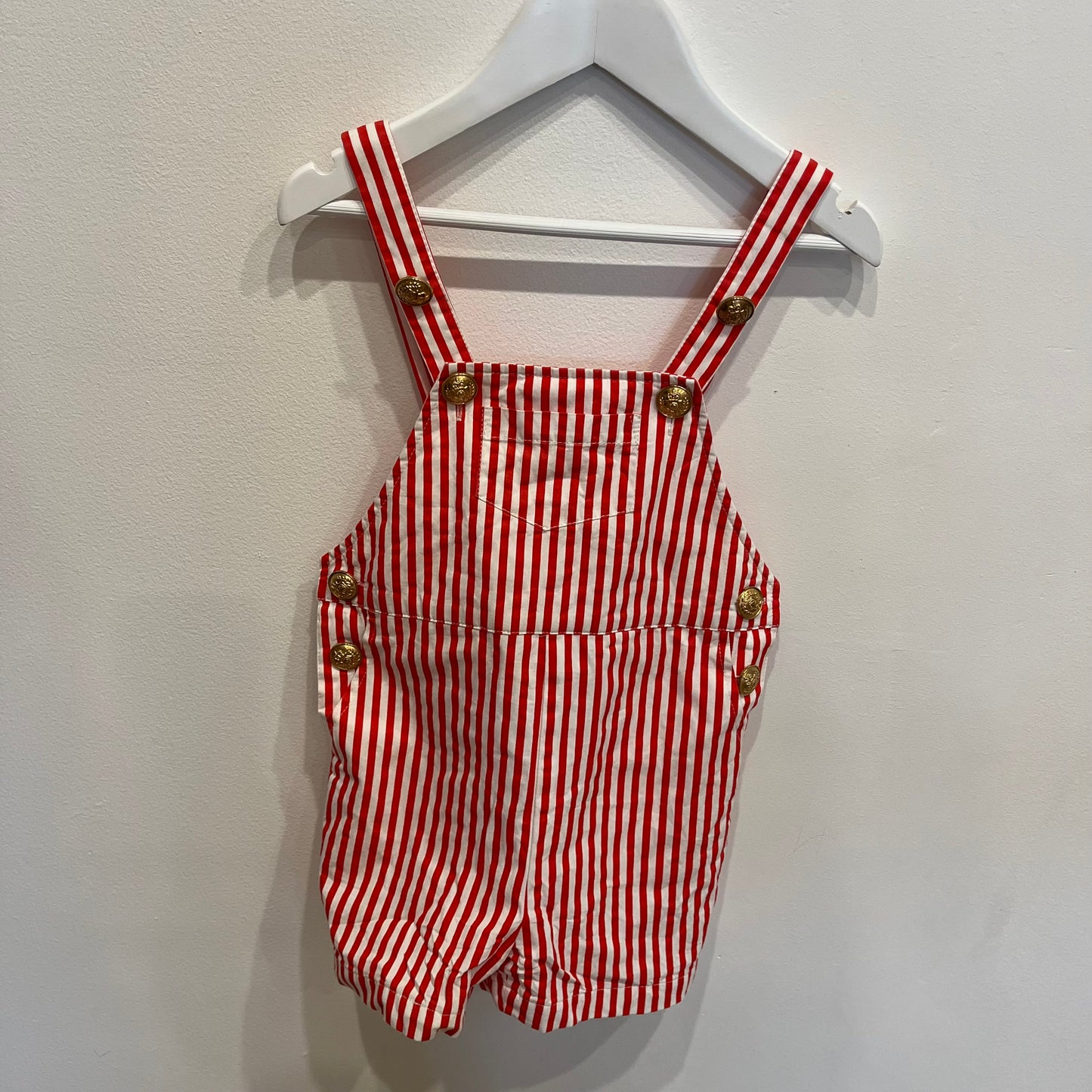 CONFETTI KIDS stripe overalls, size 3