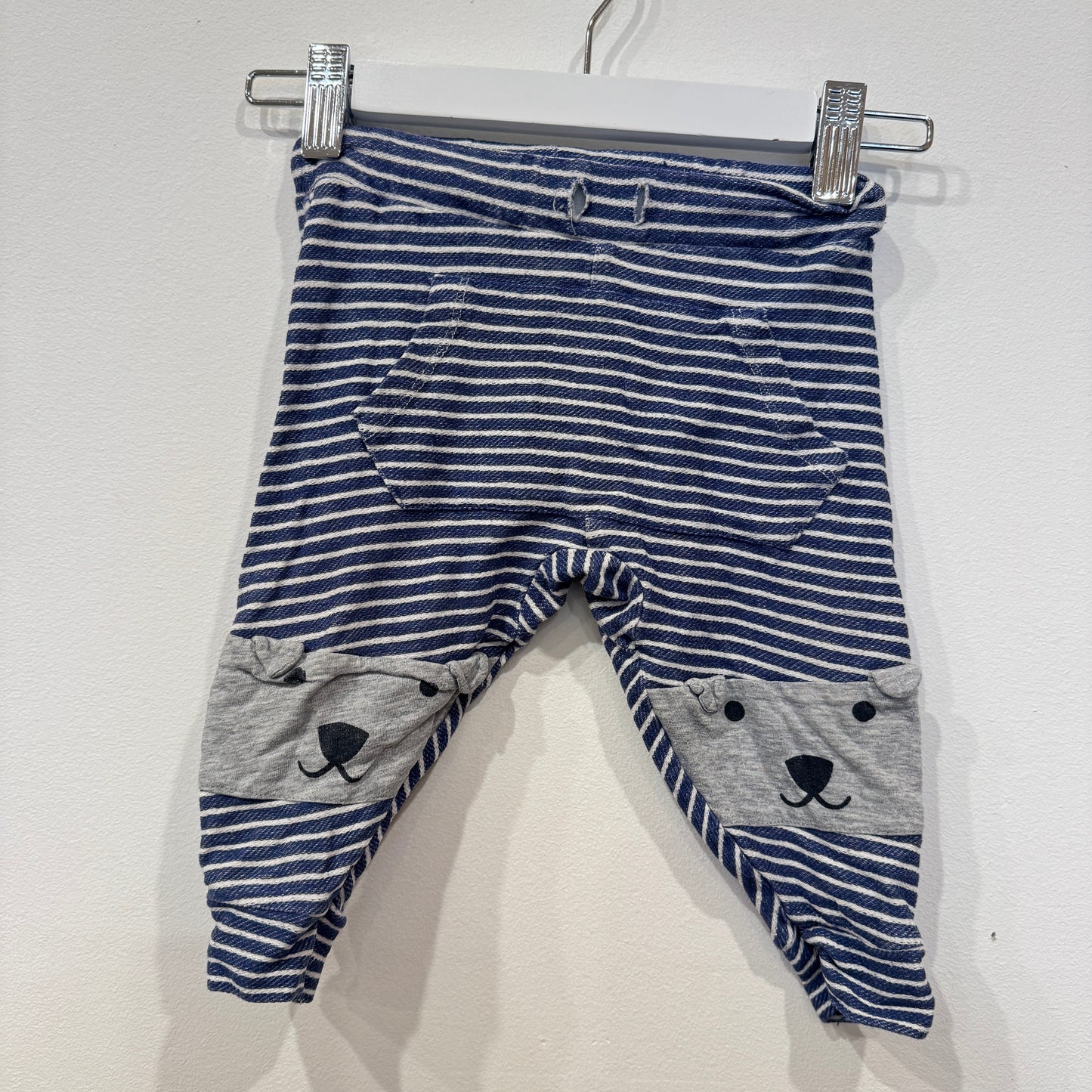 SEED Stripe Bear pants, 3-6m
