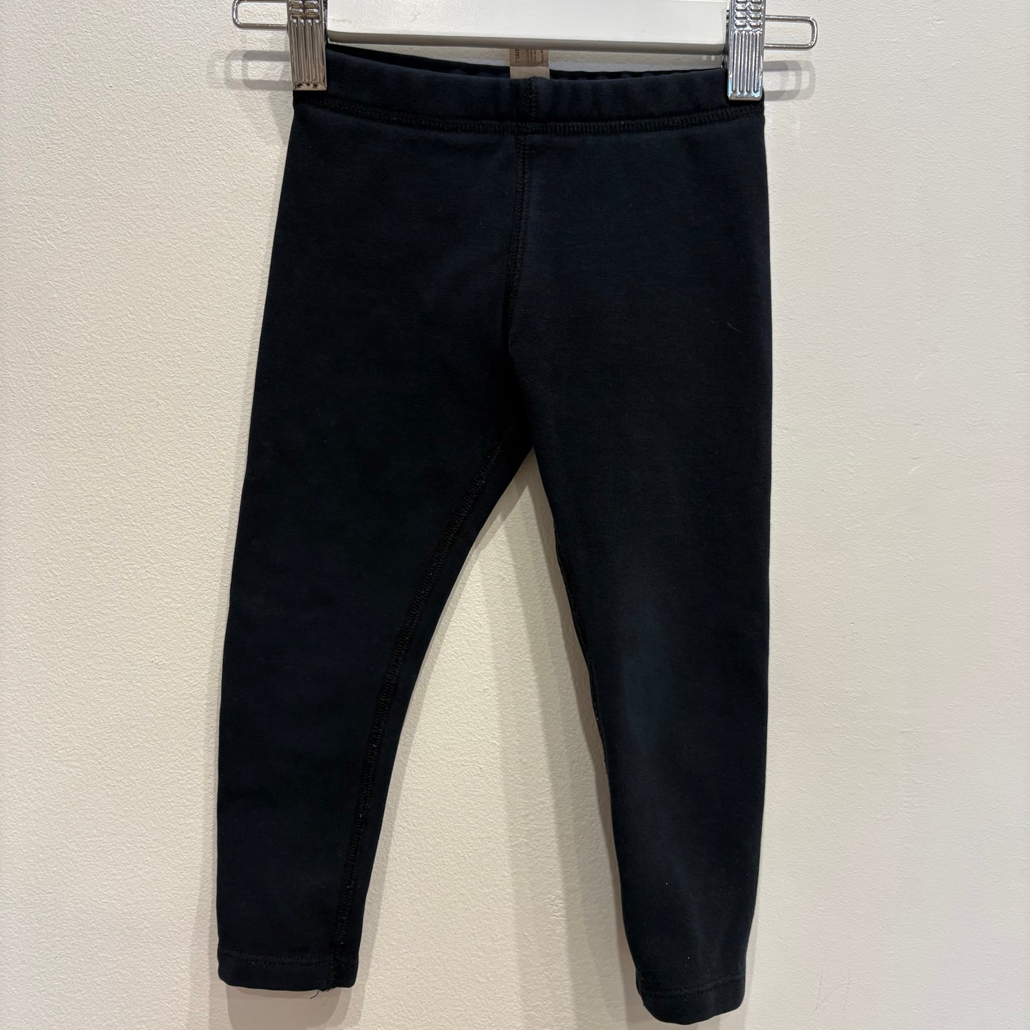 Primary Black Fleece Leggings, size 3y