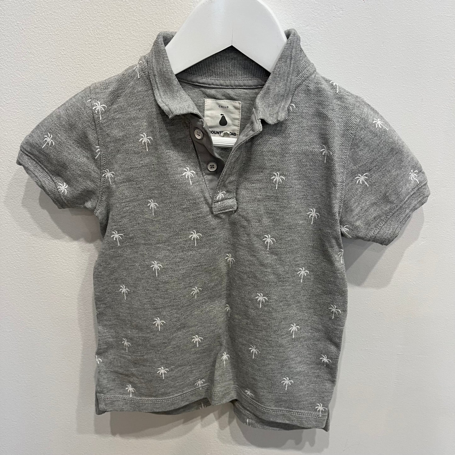 COUNTRY ROAD palm tree tee, size 2