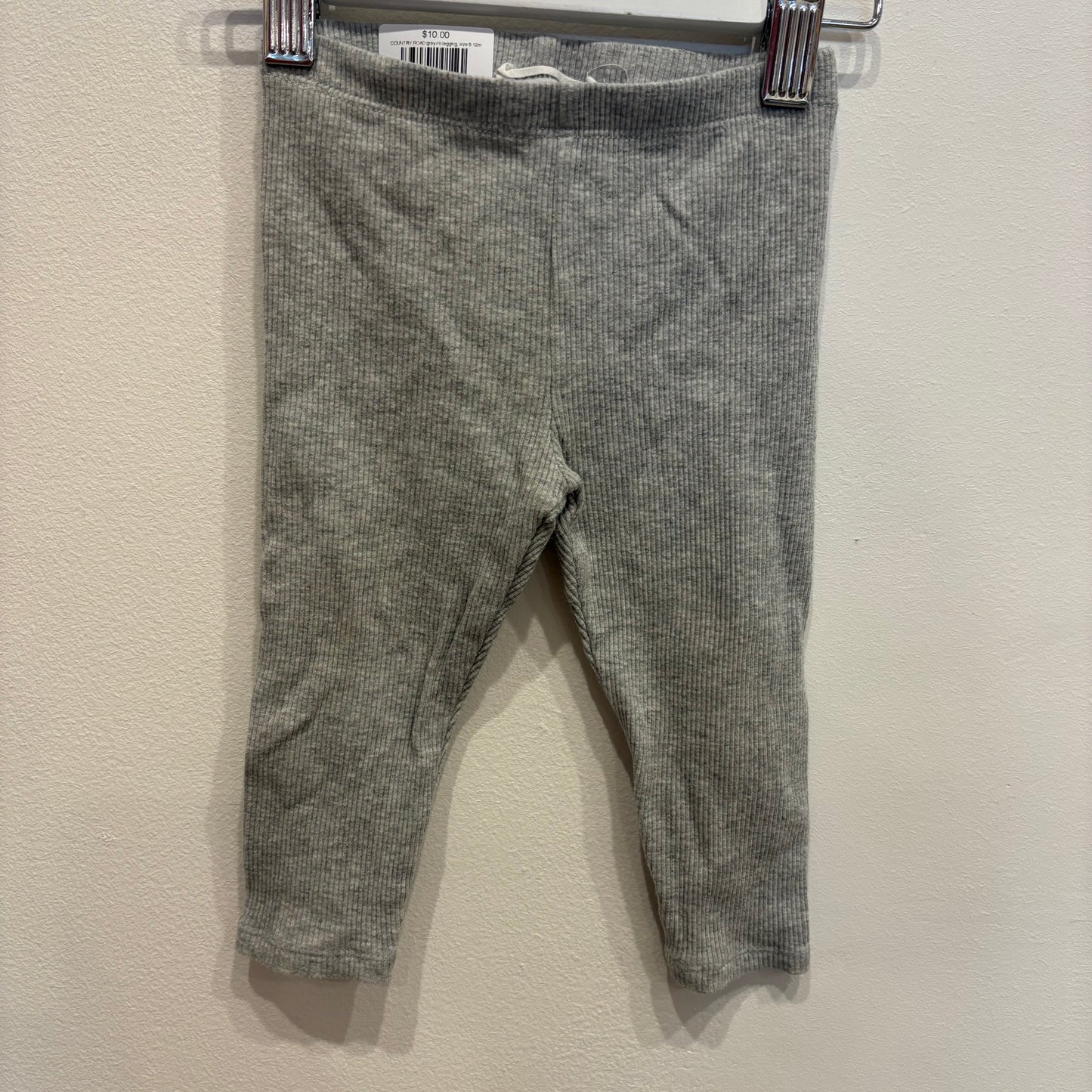 COUNTRY ROAD grey rib legging, size 6-12m