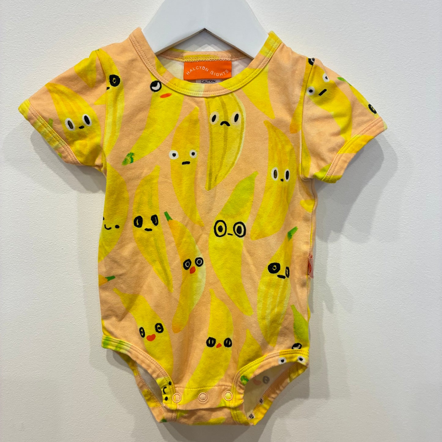 HALCYON NIGHTS Banana Onesie 6-12m