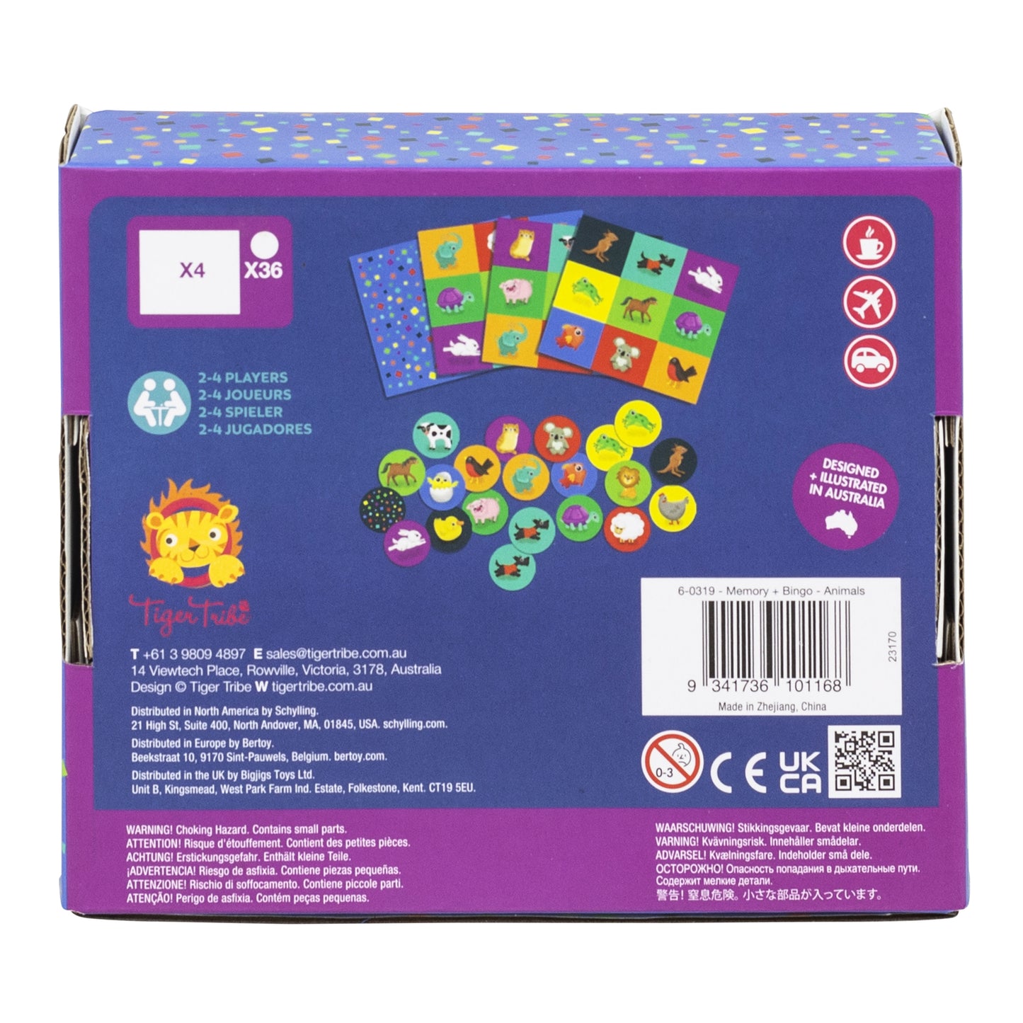 Memory Bingo, Animals