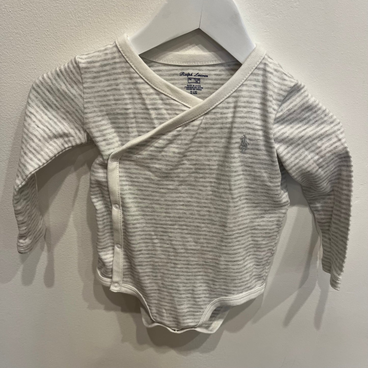 RALPH LAUREN crossover romper, size 9m