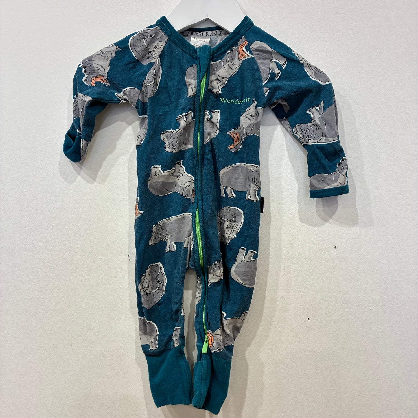 BONDS Hippo Zippy, 0-3m
