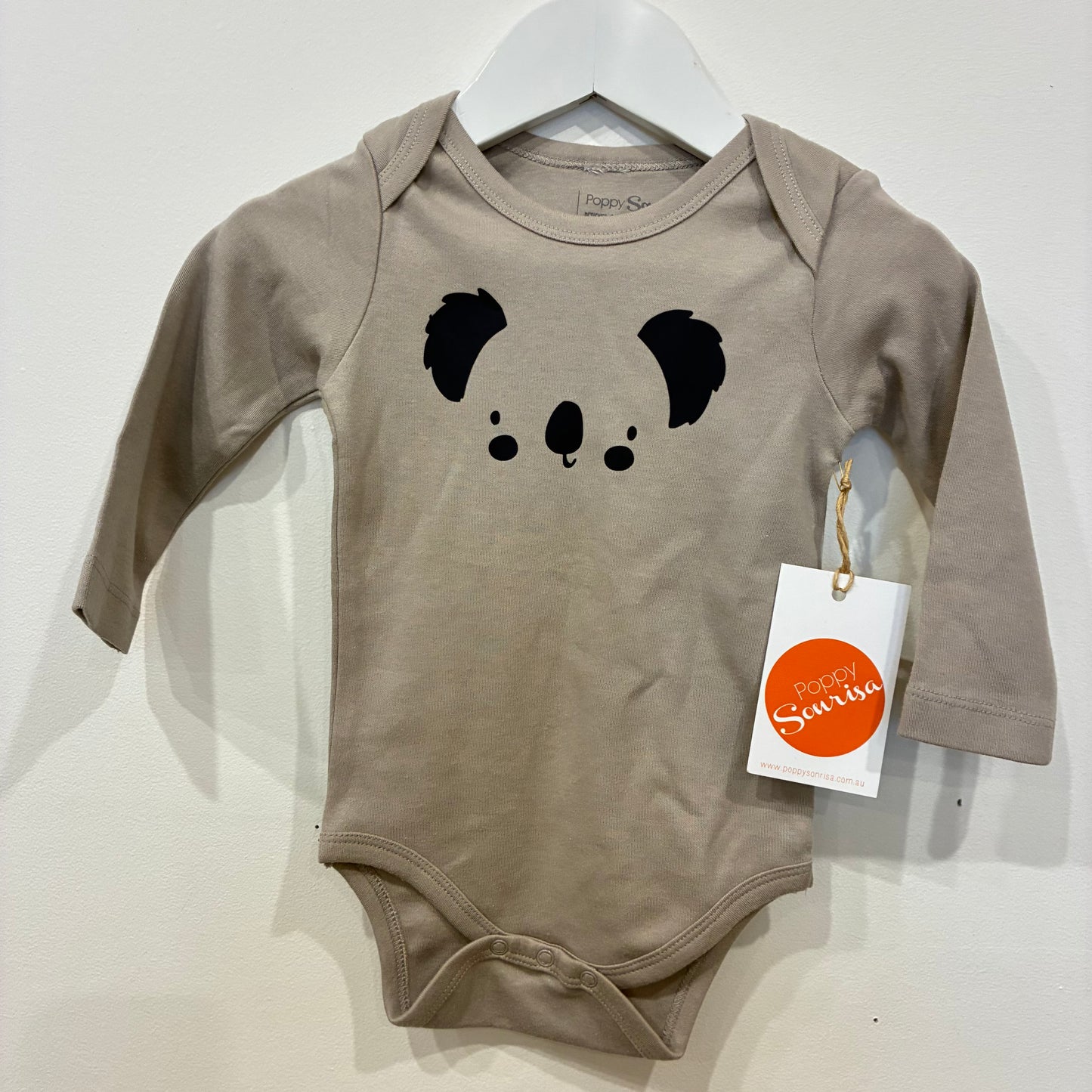 POPPY SOURISA Koala Bodysuit, 6-12m