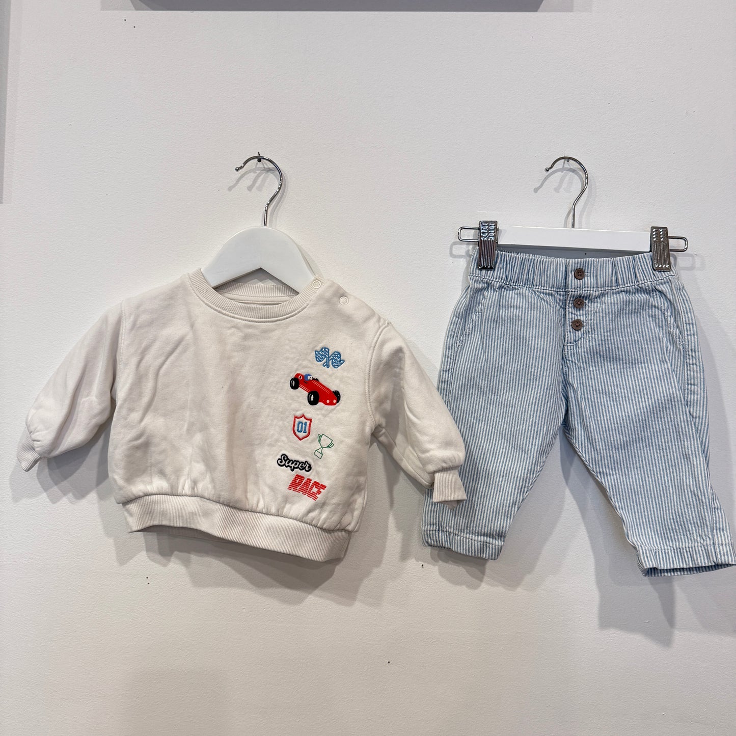 M&S Pant and Jumper set, 0-3m