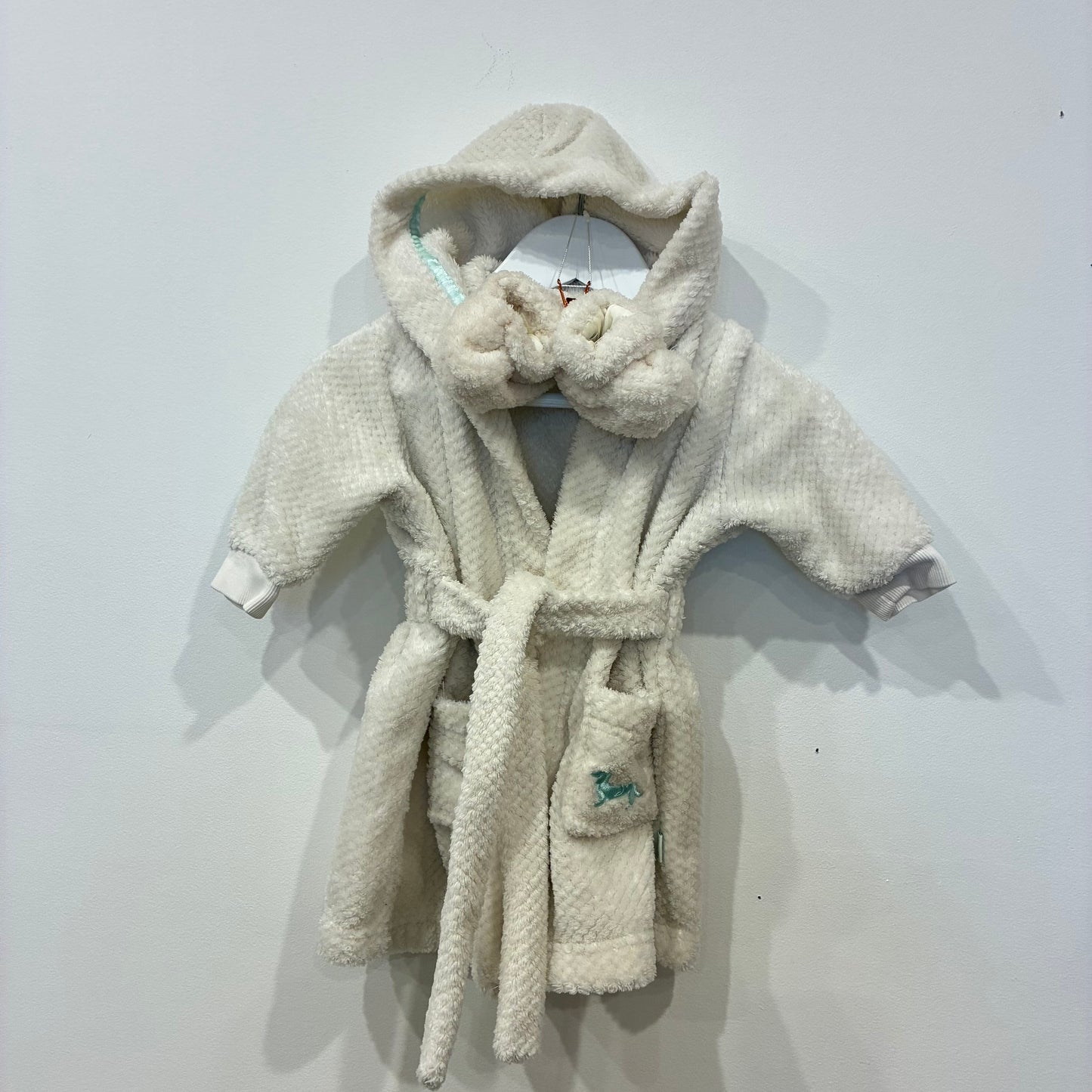 PETER ALEXANDER Robe + Slippers, 0-9m