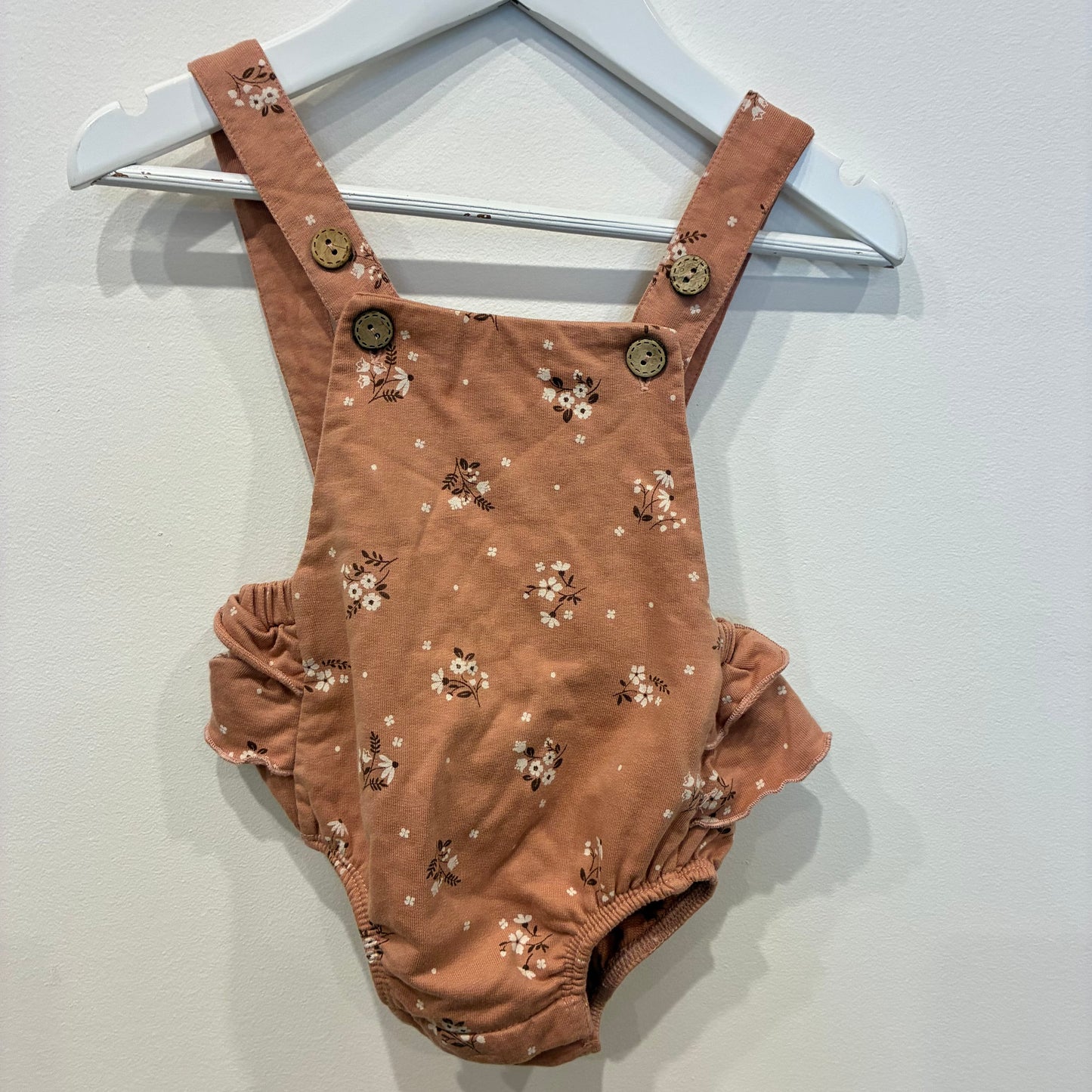 PUREBABY Floral Romper, 3-6m