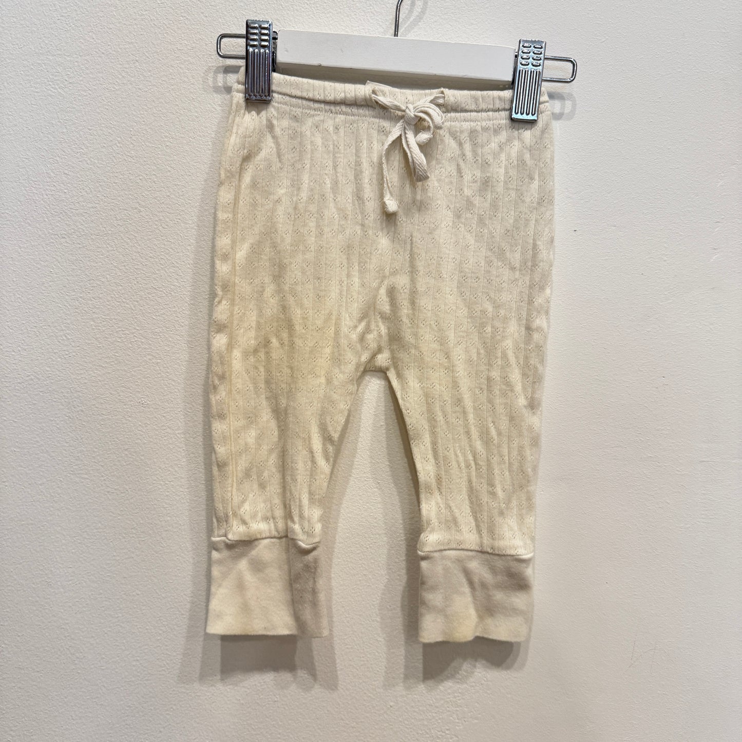 NATURE BABY White pants, 3-6m