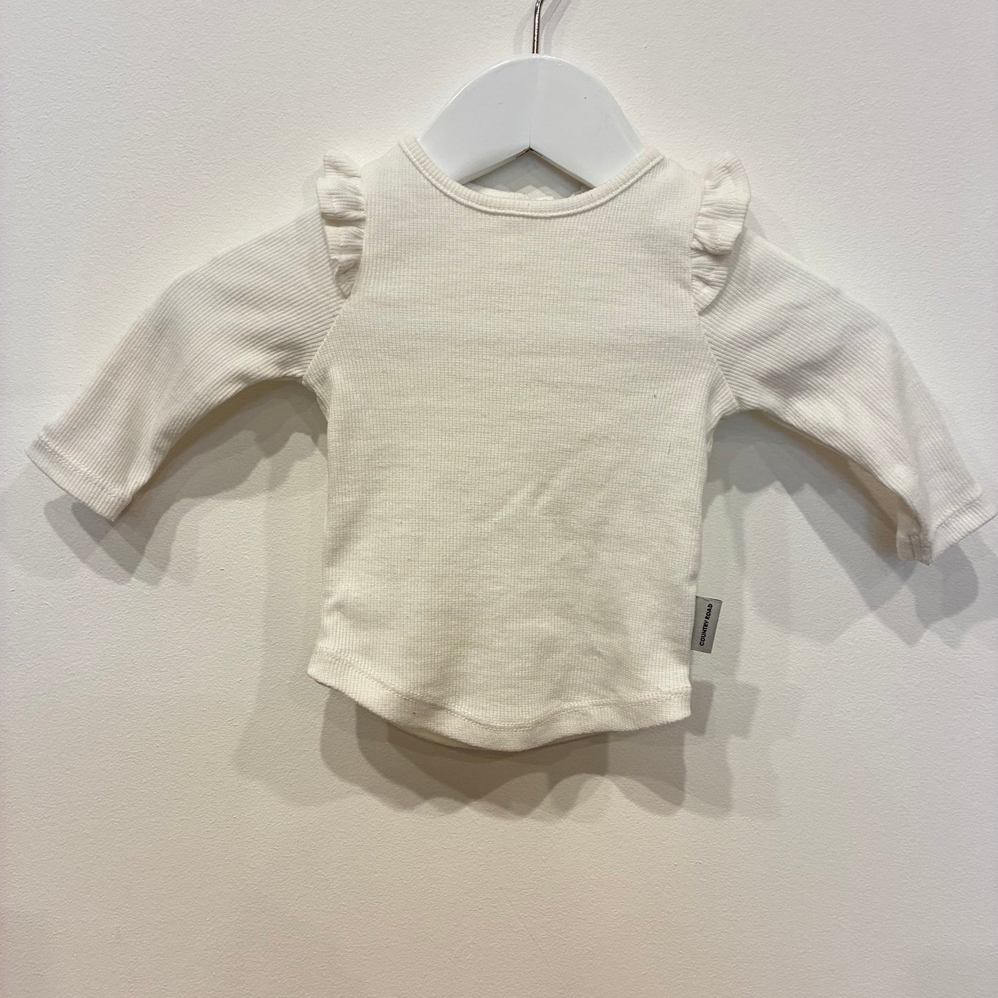 COUNTRY ROAD White Long Sleeve 0-3m