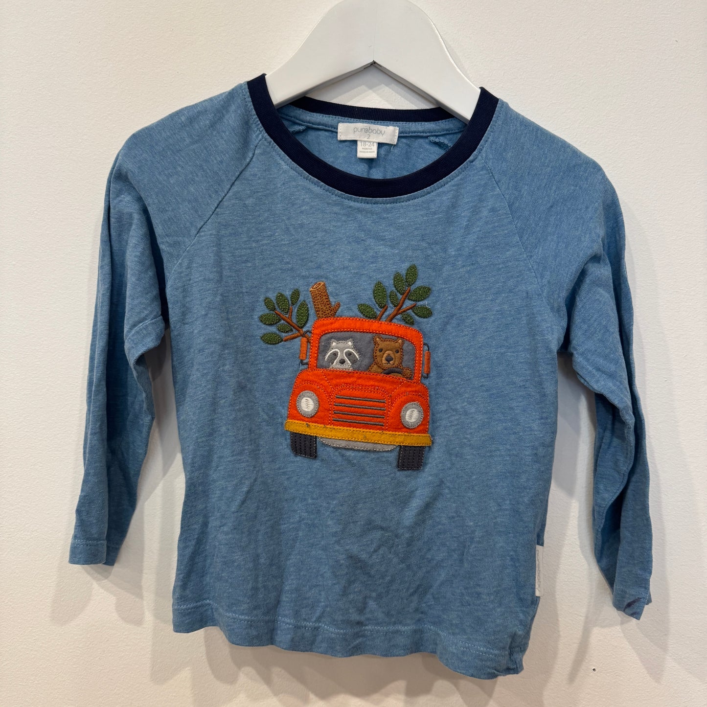PUREBABY Animal Long sleeve, 2y