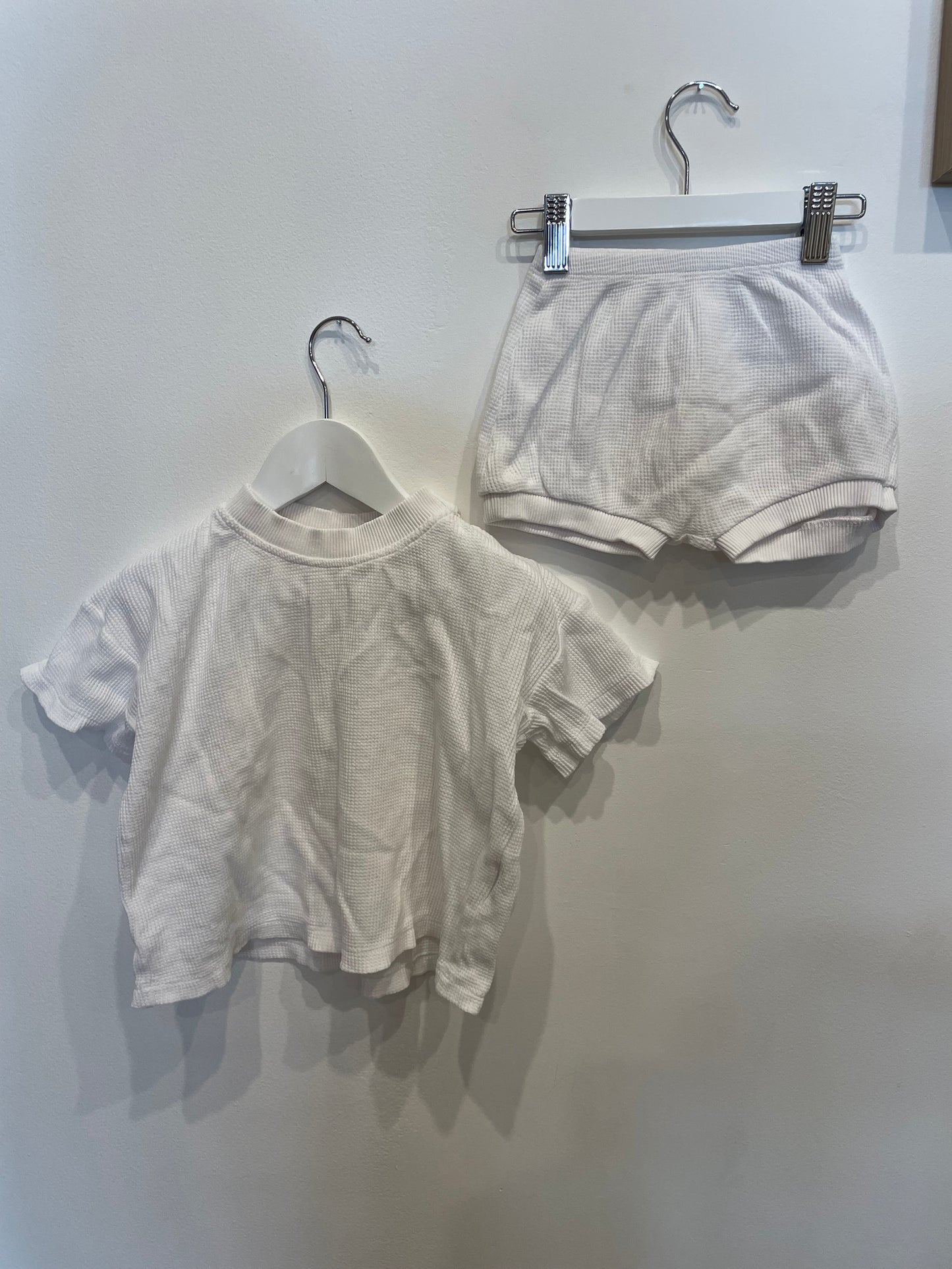 CUBBII white waffle set, size 1