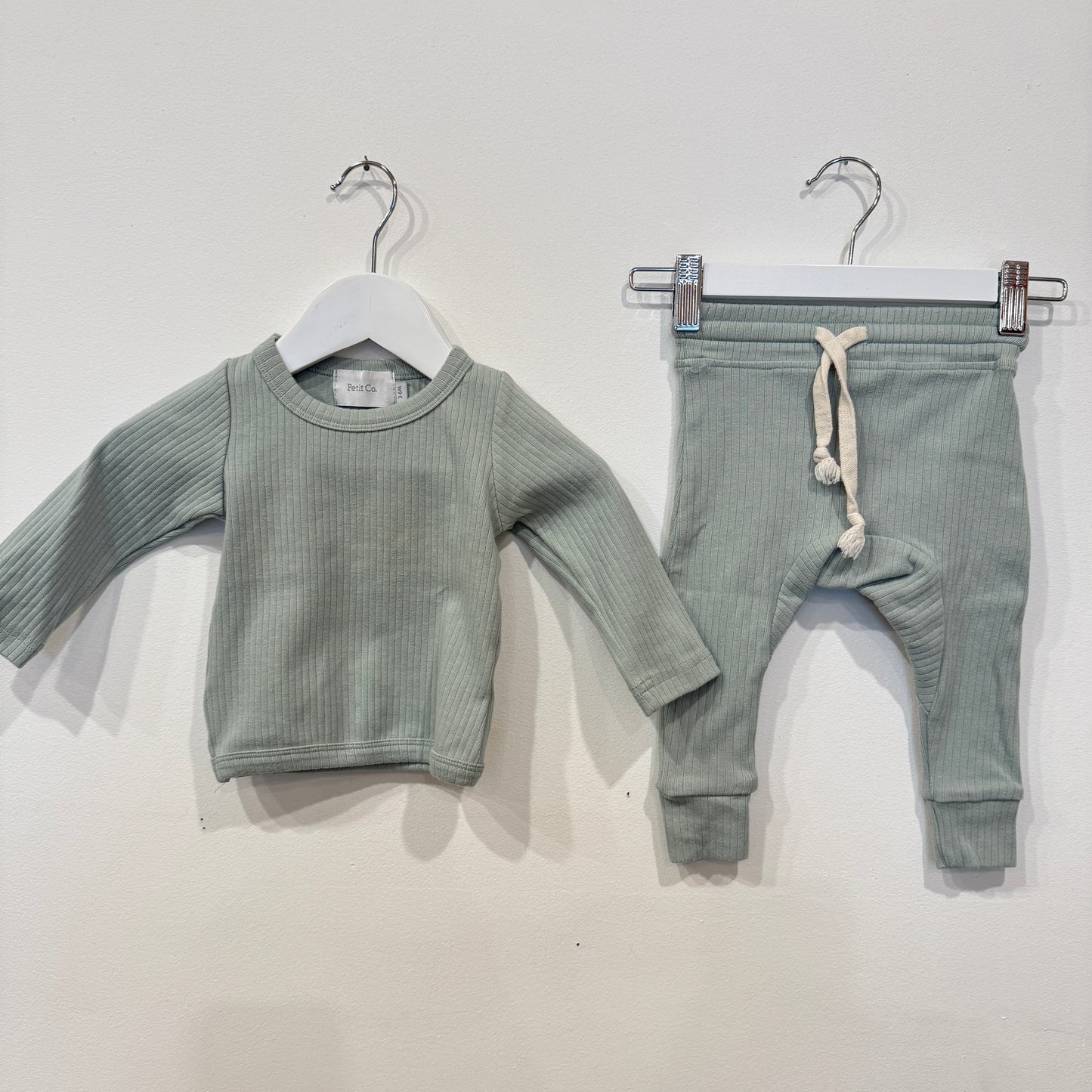 PETIT CO Green Set, 3-6m