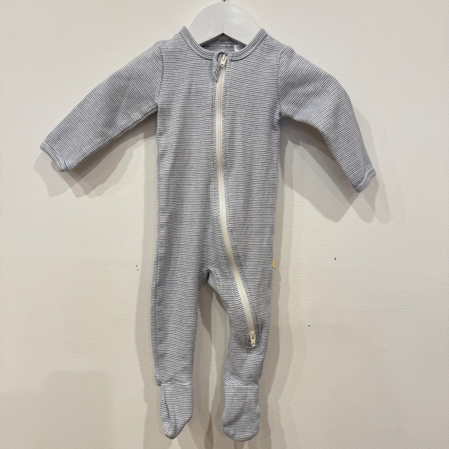 WILSON + FRENCHIE Blue stripe onesie, 3-6m