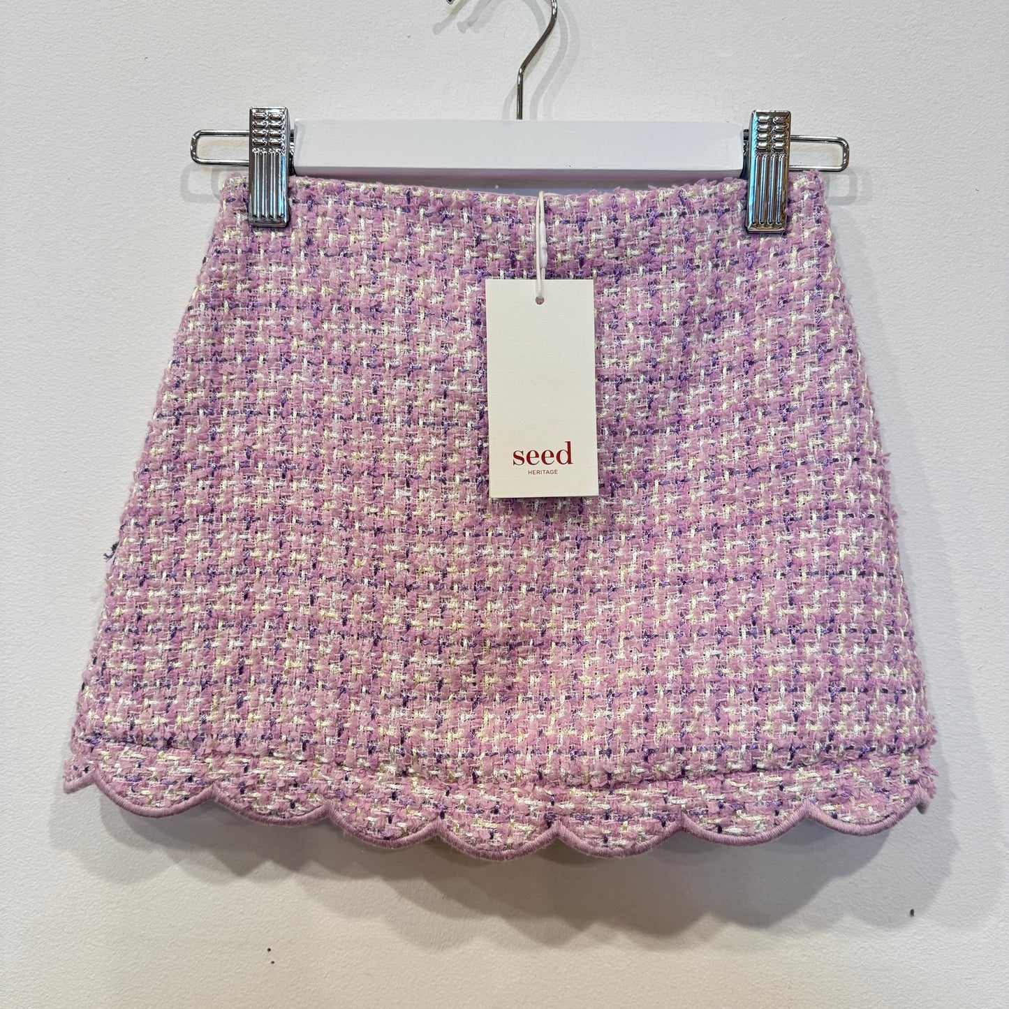 SEED Lilac scallop skirt, 4