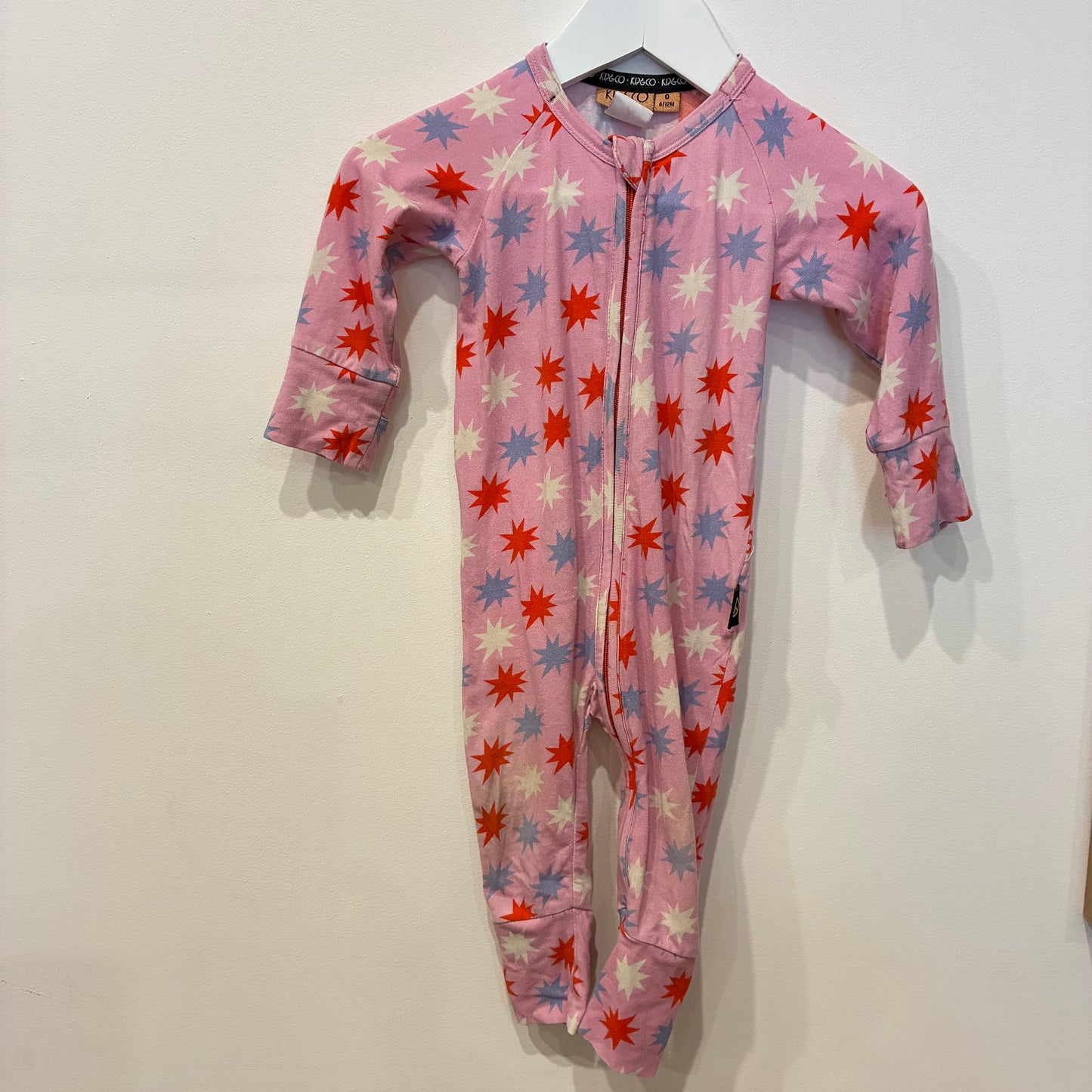 KIP&CO star zipsuit, 6-12m