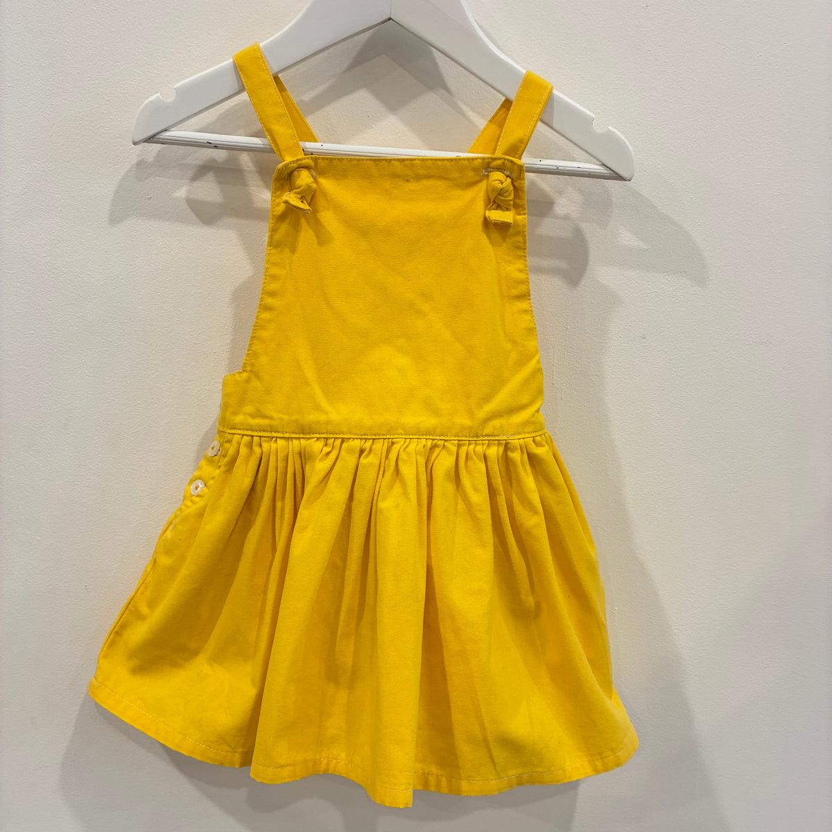 KIDSAGOGO Yellow Pinafore,18m