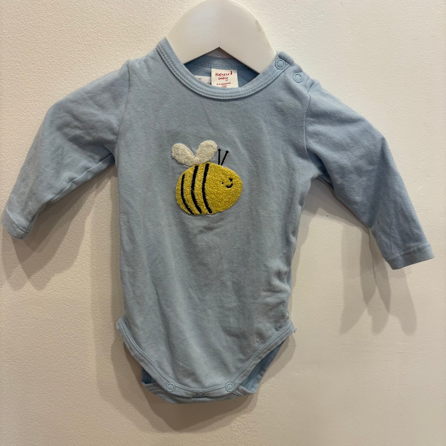 SEED bee romper, size 0-3m