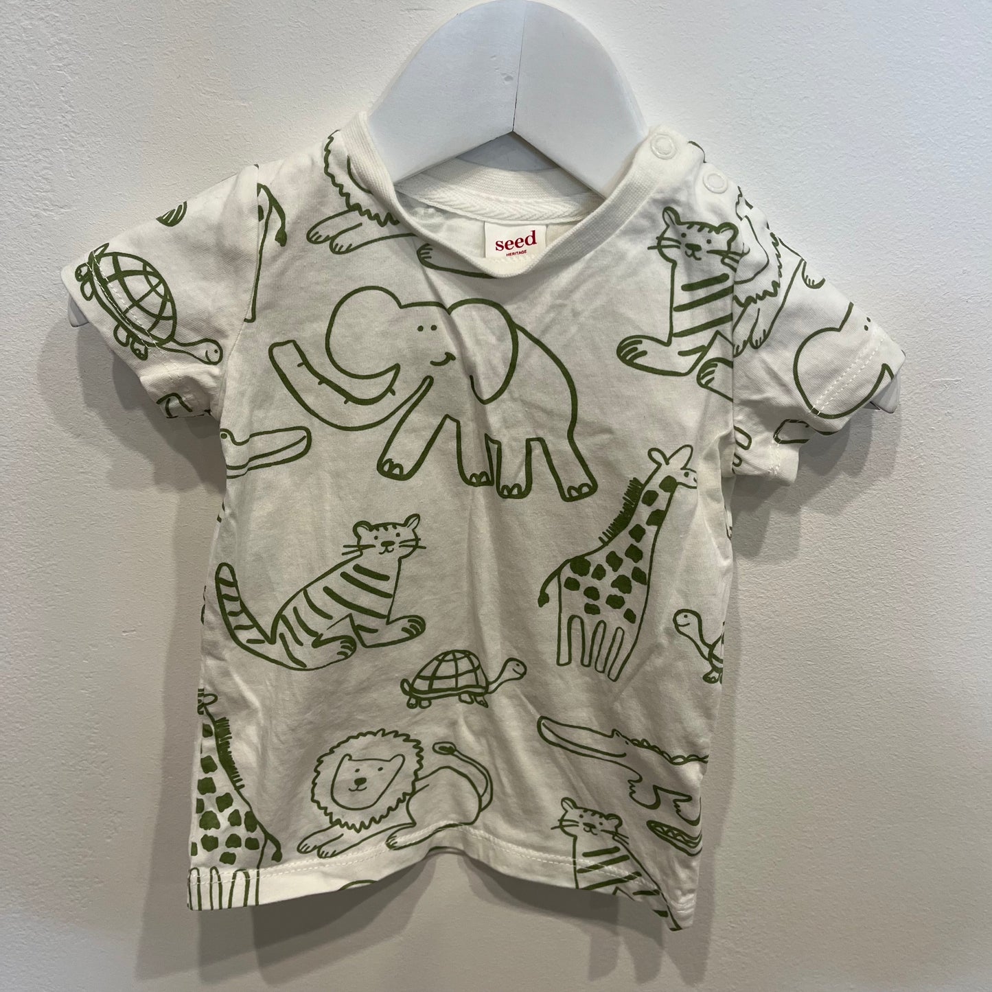 SEED Animal Print T-shirt, size 000