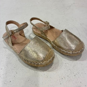 SEED Gold Espadrilles 27