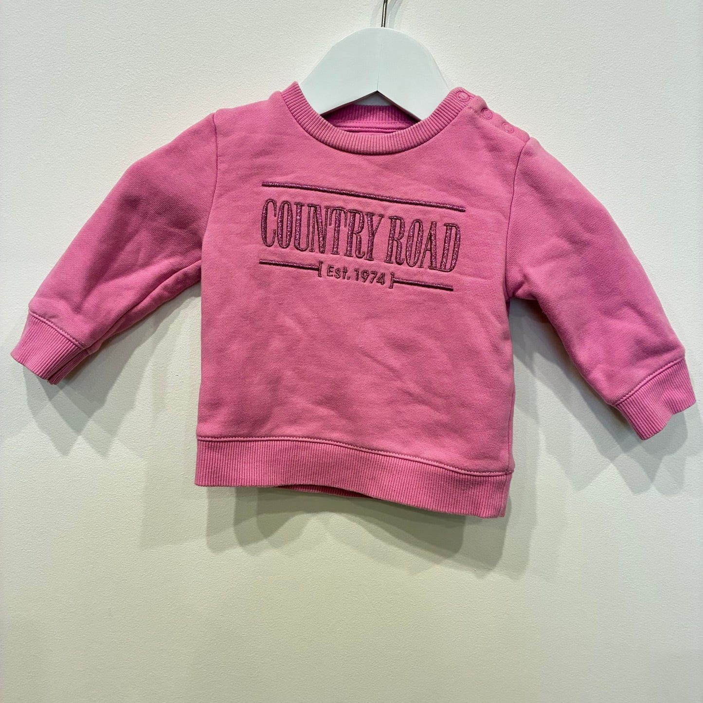 COUNTRY ROAD Pink Jumper, 3-6m