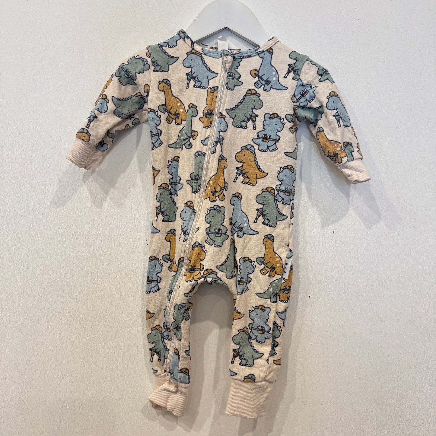 HUX BABY Dino Zipsuit, 6-12m