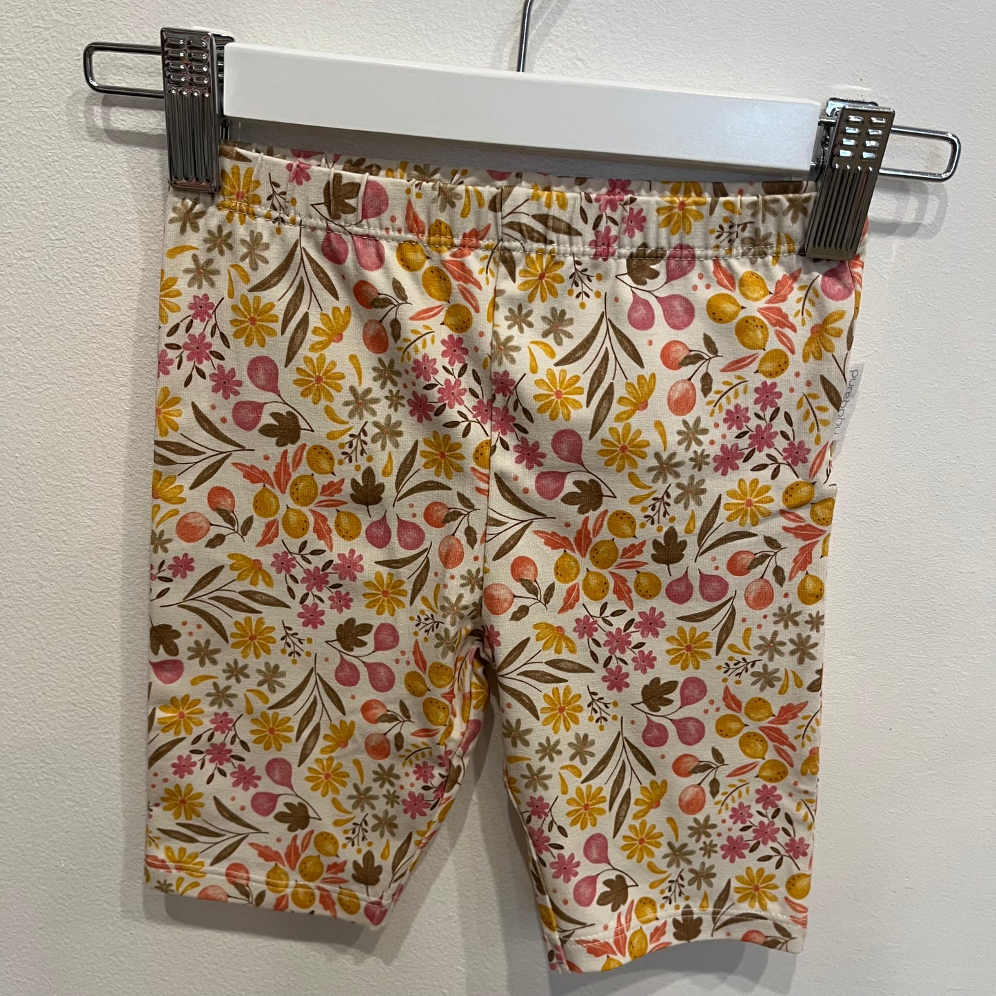 PUREBABY fruity bike shorts, size 2