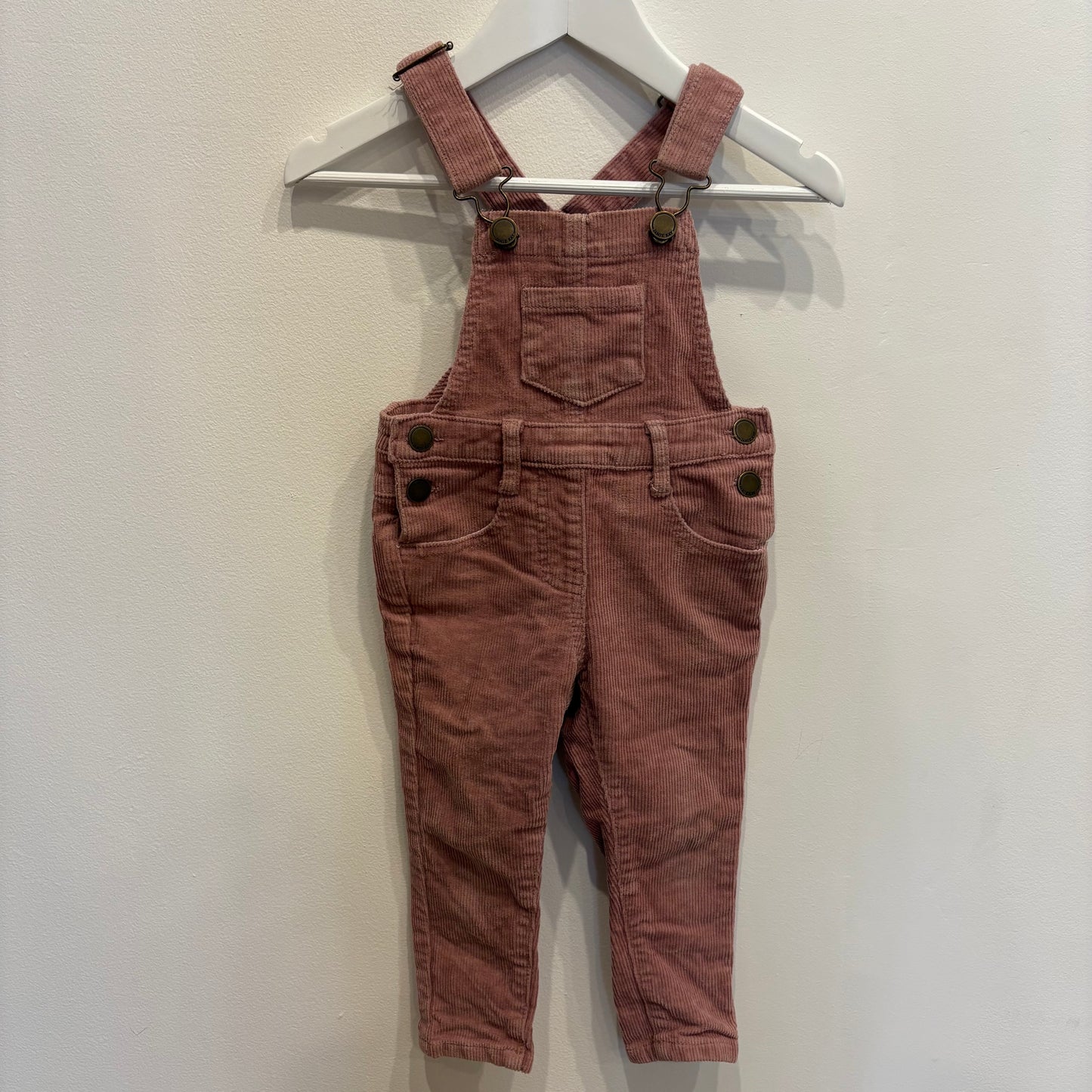 JAMIE KAY pink cord overalls, size 1