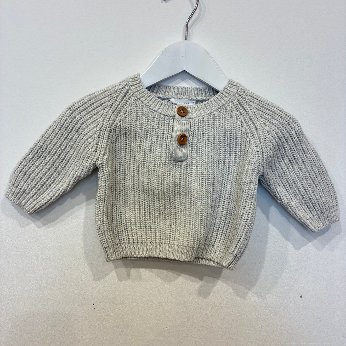 JAMIE KAY Oatmeal Knit, 0-3m
