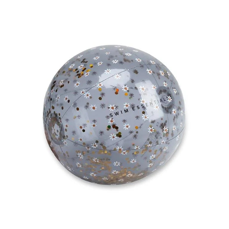 Inflatable Beach Ball, Daisy Flowers
