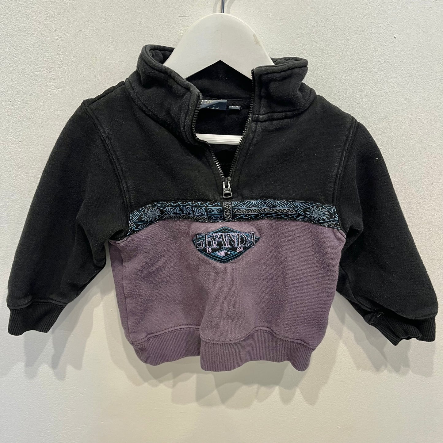 GHANDA Half-Zip Sweater 1-2 yr