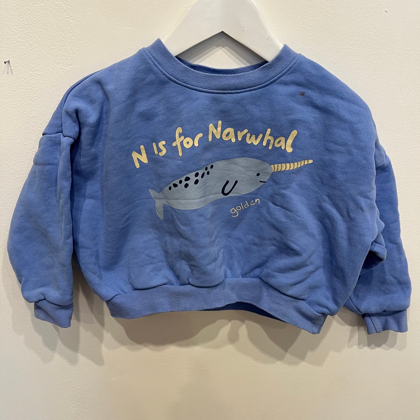GOLDEN CHILD Narwhal Jumper, size 1-2y