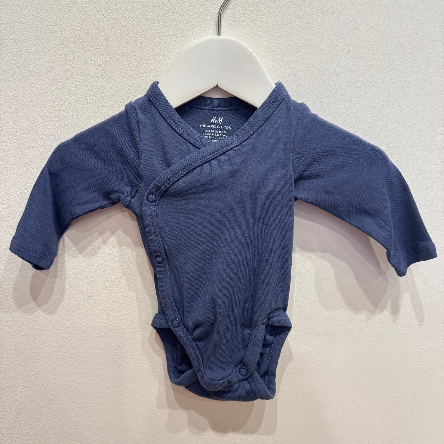 H&M Navy Bodysuit, size NB