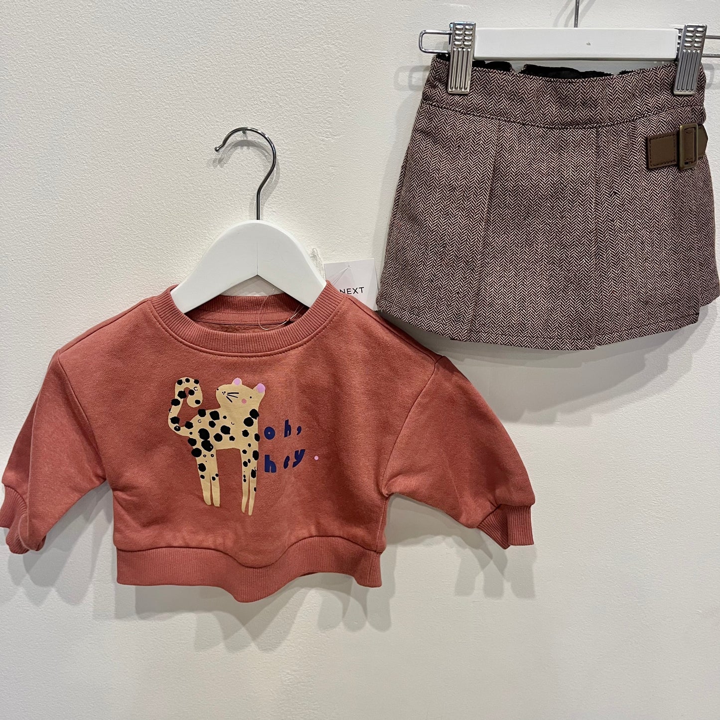NEXT Skort & Cheetah Jumper, size 36m