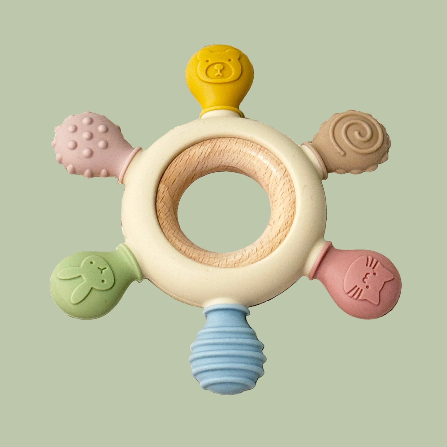 Pastel Sensory Teether
