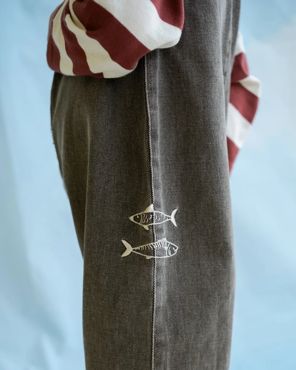 Fishy Business Denim Jumpsuit