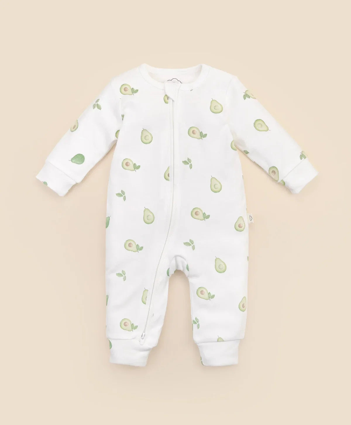 Organic Cotton Growsuit, Avocado