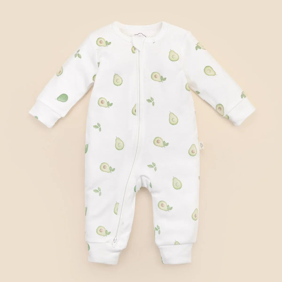 Organic Cotton Growsuit, Avocado