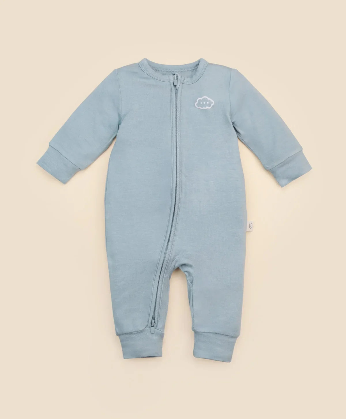 Bamboo Growsuit, Dusk Blue