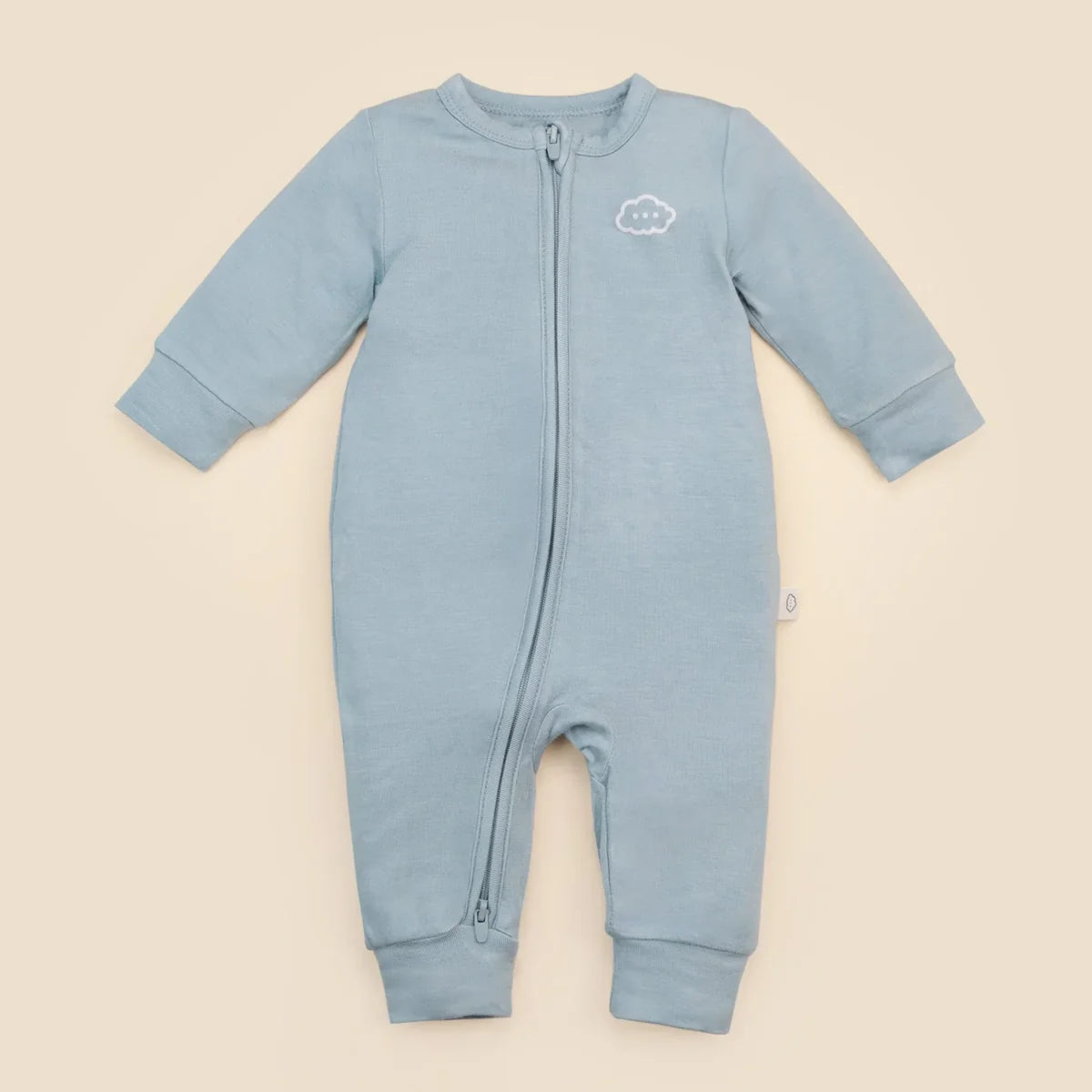 Bamboo Growsuit, Dusk Blue