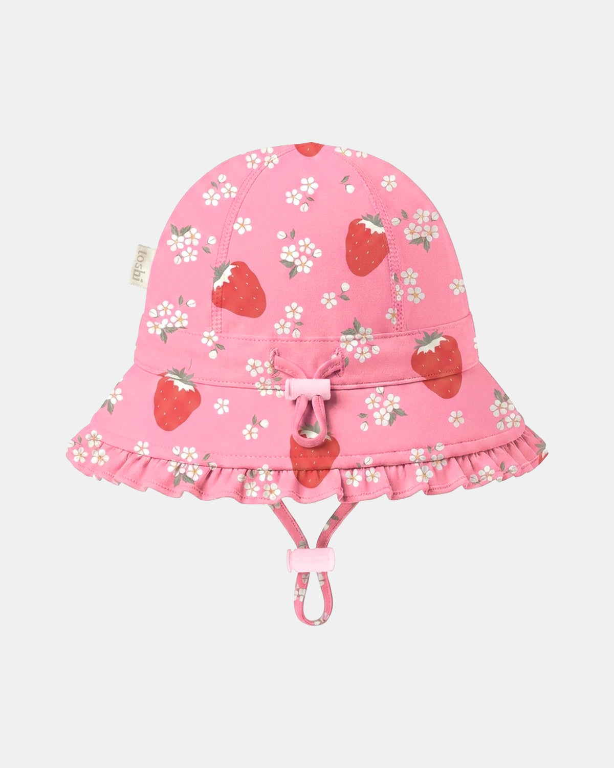 Twinkle Swim Bell Hat, Strawberry