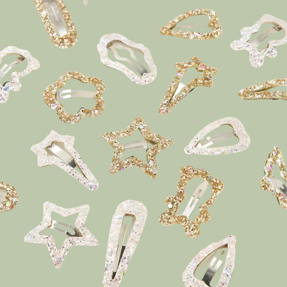 Glitter Clip Set