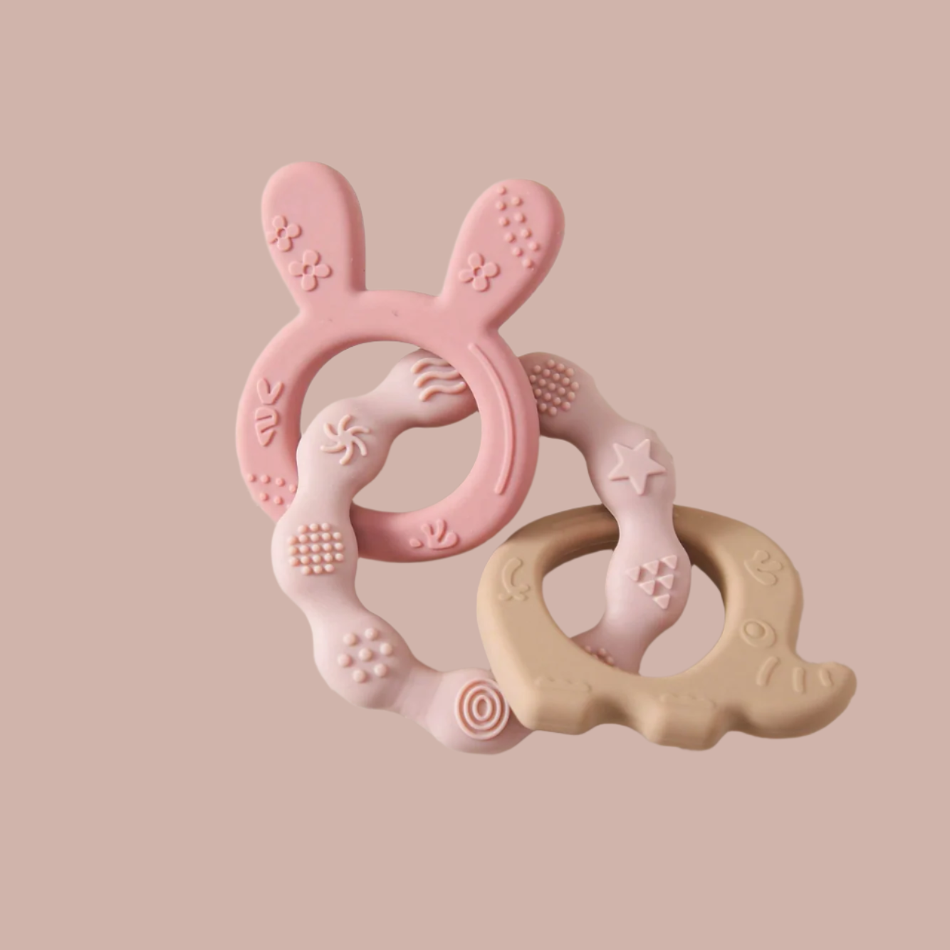 Bunny & Elephant Teether