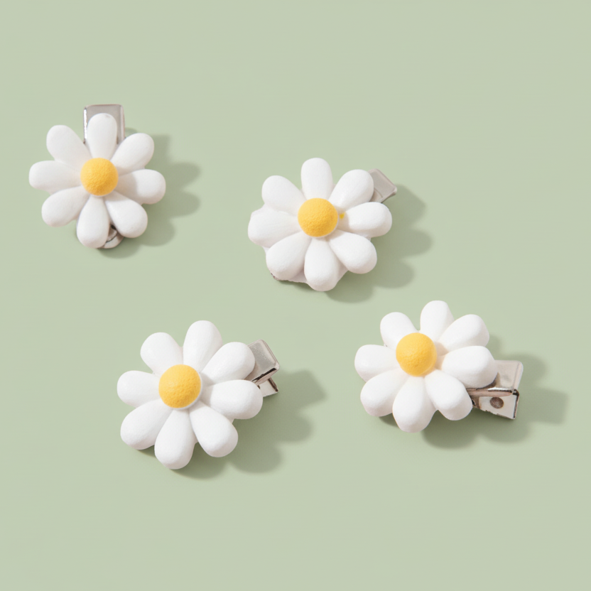 Mini Daisy Clip Set