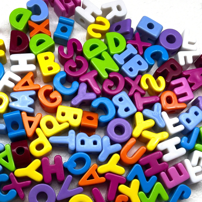 Chunky Letter Charms.